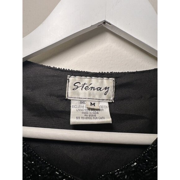 Sténay Beaded Longsleeve Jacket Top Size M - Picture 5 of 11